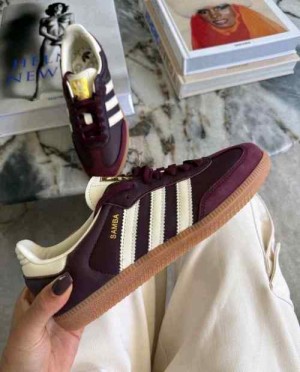 Adidass Samba OG Maroon Womens Fix 880