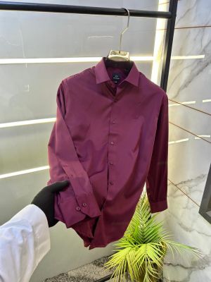 Arman_i Exchange Maroon Premium Shirt With Brand Box Packing And Carry Bag F3202-MA