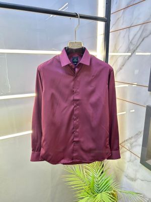 Arman_i Exchange Maroon Premium Shirt With Brand Box Packing And Carry Bag F3202-MA