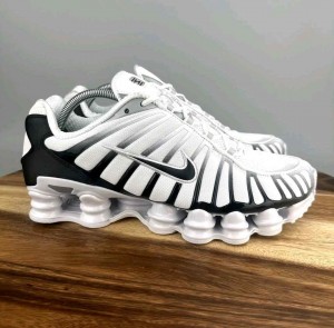 Nikee Airmax Shox TL White Black Platinum
