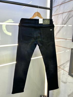 Salvator e Ferragamo Imported Black Super Premium Denim F3118-B1