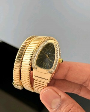 BVLGARI_ WOMENS SERPENTI DIAMOND GOLD BLACK FOR HER WOMENS GIRLS