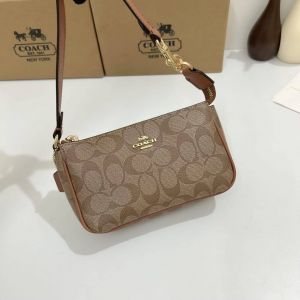 Coac_h Nolita Signature Canvas Shoulder Bag With Box And Dust Bag (Yellow) (F-55390)