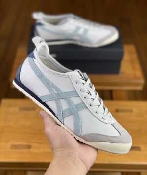 Onitsuk_a Tiger Mexico 66 (White Sky Navy Blue ) Mens 7A Premium (D-2052)