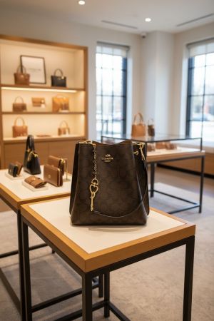 Coach_Coffee-Black_Mollie_Bucket_Bag_With_OriginalBox_DustCover_Tags_BagCharm