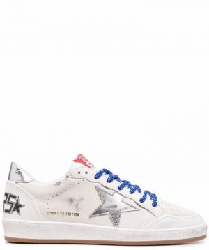 GOLDEN GOOSE BALLSTAR SILVERBLUE LACE