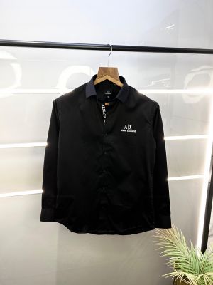 Arman_i Exchange Reflective Black Premium Shirt With Brand Box Packing And Carry Bag F2500-BL