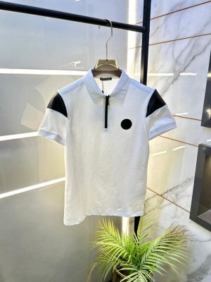 Balmai n Paris White Imported Premium Polo Collar Neck T-shirt F3506-W1