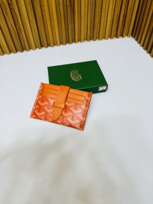 09 GOYAR_D ORANGE PREMIUM QUALITY CARD HOLDER WALLET