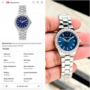 *MICHAEL_KORS
# For - Her
# Quality - 7AA Premium 
Collection 
# Model - Lennox 
# Case Size - 30mm