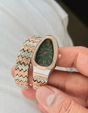 *BVLGARI
# For Her
# 7AA Premium Quality Collection
# Model - Serpenti
# Dial Size - (mm) : 35