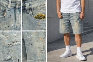 100% Imported Fabric Very Premium Denim Shorts.MR314