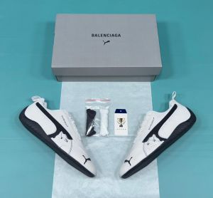 WMN Balenciaga x Pumma White and Black Athletic Shoes