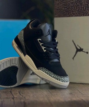 Nikee Air Jordan Retro 3 Off Noir