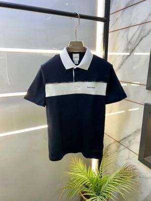 Calvin_Klein Navy Collar Neck Premium Polo T-shirt F3514-N2