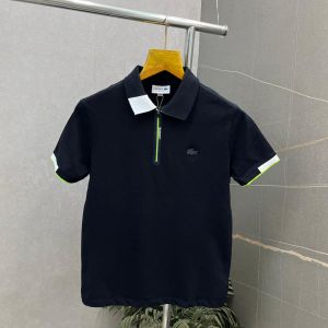 Lacost_e Navy Blue Premium Polo Neck Tshirt 526