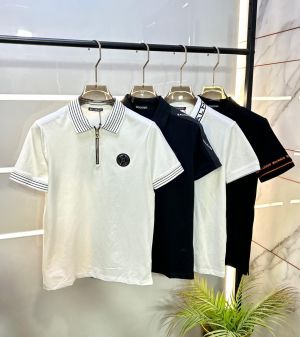 Balmai n Paris Black Imported Premium Polo Collar Neck T-shirt F3506-B2