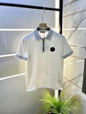 Balmai n Paris White Imported Premium Polo Collar Neck T-shirt F3506-W3