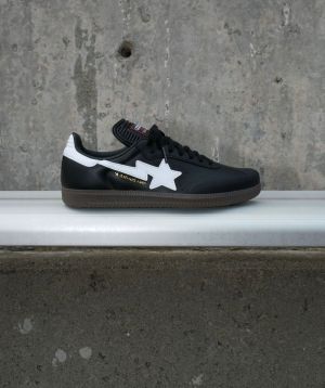 ADIDA.S SAMBA BAPE BLACK WHITE BLACK SNEAKER 