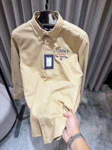 Tommy Hilfigher Beige Premium Oxford Shirt