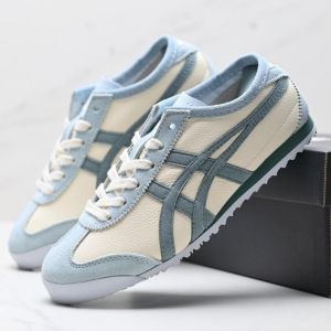 Onitsuk_a Tiger Mexico 66 Cream Pine Green  7A Premium Sneakers (D-2067)