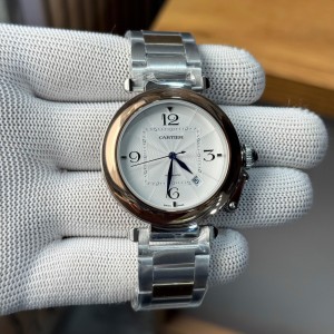 Cartie r De Pasha Automatic Premium White Dial