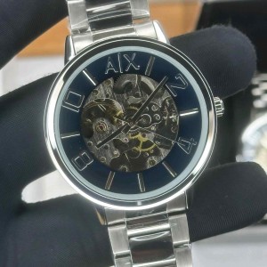 ARMANI_ EXCHANGE AUTOMATIC SILVER BLUE