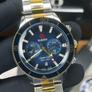 RADO_ CAPTAIN COOK tt BLUE DIAL