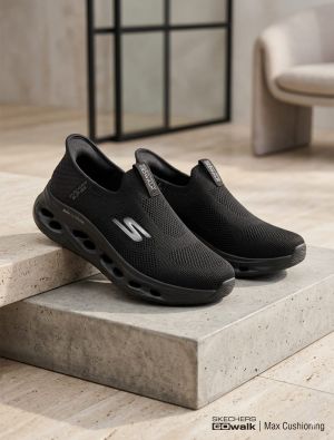 Skecher.s Slip-in Max Cushioning Black