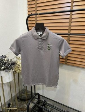 Lacost_e Monogram Embroidered Imported Premium Polo T-shirt With OG Brand Box (DN 002)