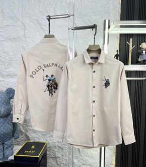 Polo  laure_n imported denim cotton exclusive embroidered shirt with og box (dn 110