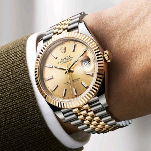 rolex_date just to tone gold