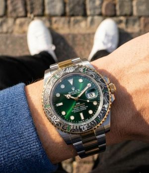 Role_x Oyster Perpetual Submarine DIW Limited Addition 2Ton-Gold-Green