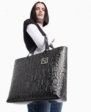  Arman_i Monogram Logo Print Tote Bag With Dust bag - 6687