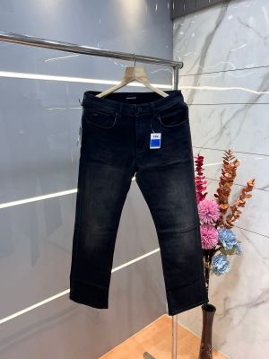 Emporio Arman i Green Shade Straight Fit Premium Imported Stretchable Lycra Fabric Denim with Metal Logo 3663