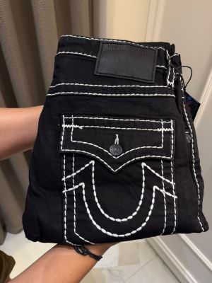 True Religion Imported Premium Jeans White Strip 