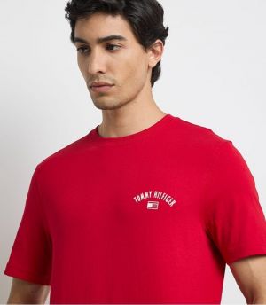 Tomm y Hilfiger Round Neck Tshirt ( Red )