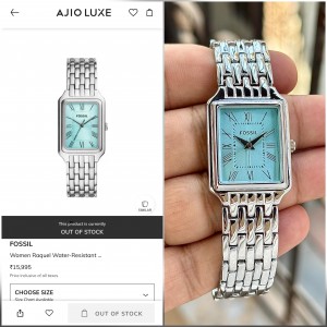 Fossi l Raquel Three Hand Stainless Steel