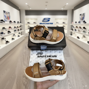 Skechers-Go-khakhi-White-Premium-Sandal