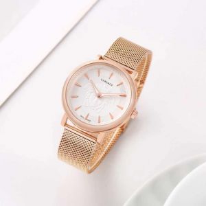 Versace V-Circle Rosegold White