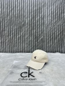 Calvin_Klein_Beige_Small_Highend_Quality_Front_Logo_Premium_Unisex_Cap_With_Original_Polly_Bag
