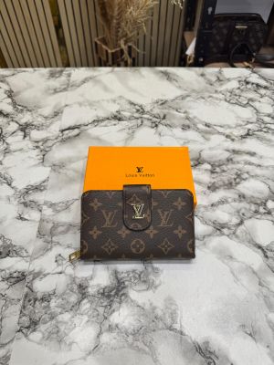 Loui_s Vuitton Signature Monogram Canvas Zip Around Long Wallet With Box (61306)