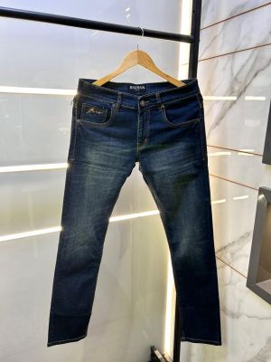 Balmai n Paris Imported Blue Super Premium Denim With Brand Box Packing And Carry Bag F3509-B2