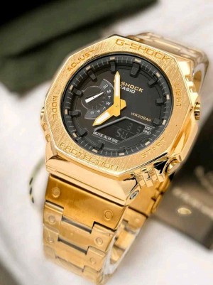 G SHOCK GA 2100 GOLD