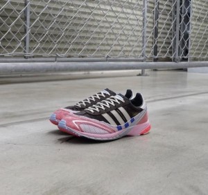 b ad bunny x para adizero sl72 brown clear pink