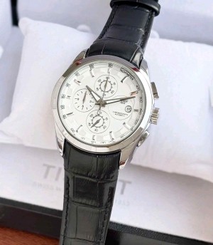 tissot_couturier  black silver white dial