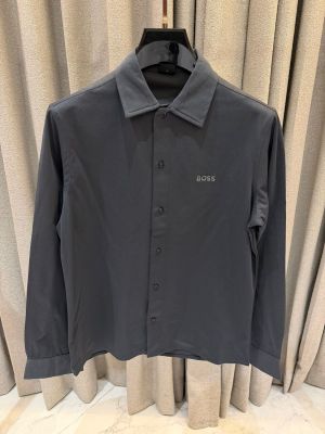 Boss Full Sleeves Shirt Dark Grey