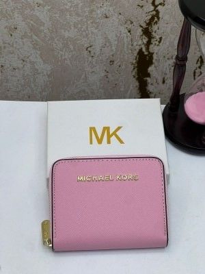 MICHAEL KOR_S MINI PREMIUM WALLET WITH OG BOX MK60015 - PINK