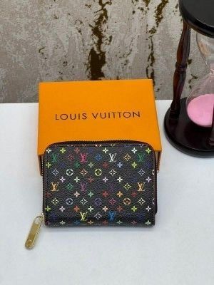 Loui_vuitton premium zippy wallet (aaa60067-black)
