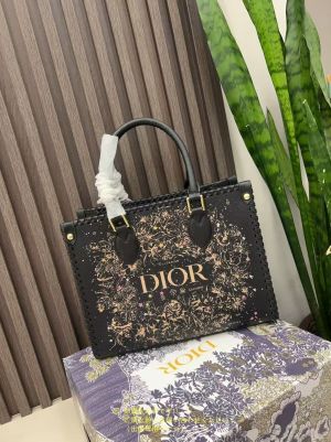 CHRISTIAN_DIOR_BRAIDED_TOTE_BAG_WITH_BOX_5459